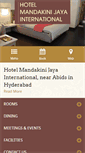 Mobile Screenshot of hotelmandakinijayainternationalhyderabad.com